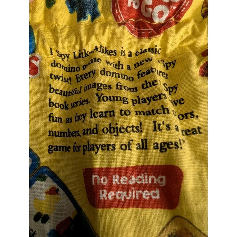 I Spy Link-Alikes Tile Domino Game Briarpatch Scholastic‎ 2010 Complete w/ Bag